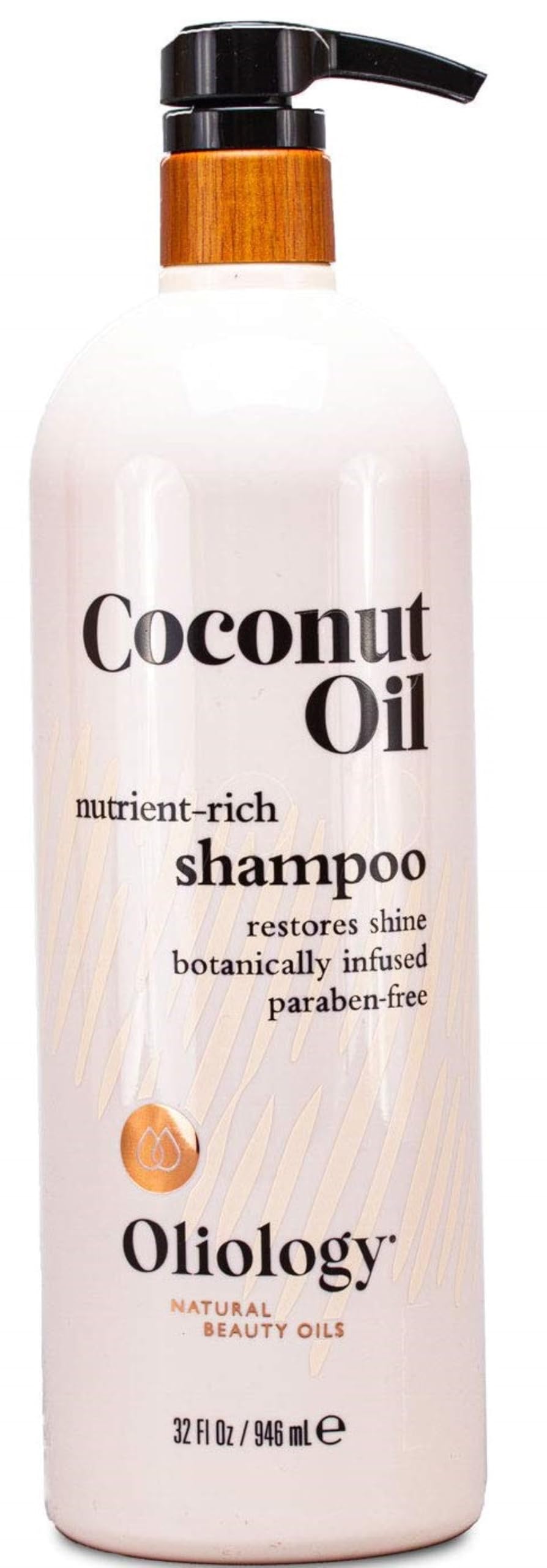 Oliology Coconut Oil Shampoo – Nutrient Rich Shampoo Restores Damaged & Lifeless Hair | Botanically Infused | Provides Intense Shine | Nourishing | Made in USA, Paraben Free & Cruelty Free (32